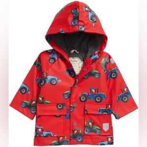 Used boys Hatley Kids' Farm Tractors Raincoat